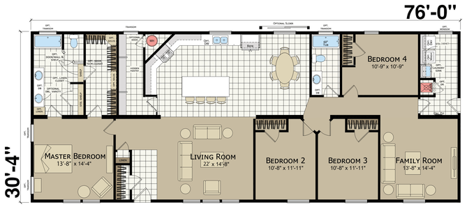 Hidden valley hv6764m floor plan home features