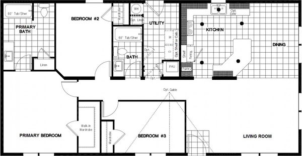 Drm521f floor plan home features