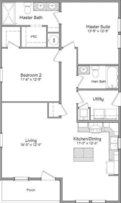 Independence series hancock 28' floor plan home features