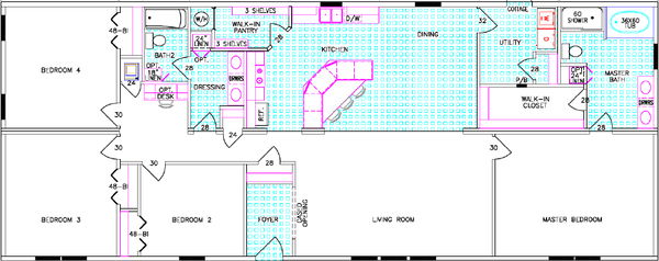 Webster floor plan home features