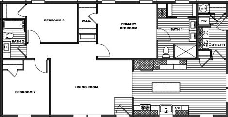 Miles floor plan home features