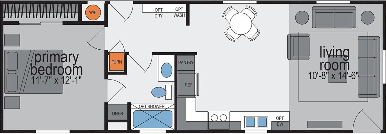 Amber cove k200 floor plan home features