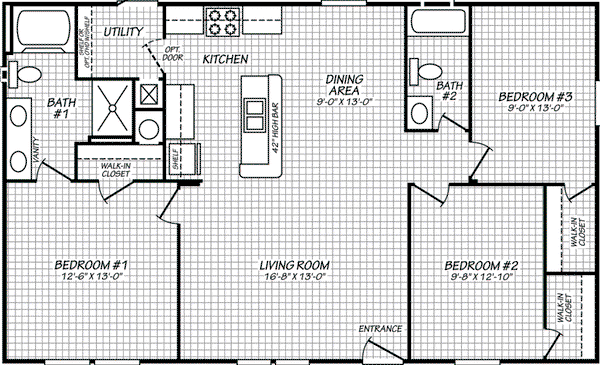 Landmark 28443l floor plan home features