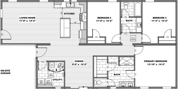 Crossmod belmont r floor plan home features