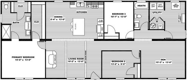 Grand living 64 floor plan home features