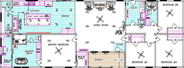 The piney branch floor plan home features
