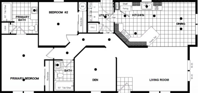 Drm502a floor plan home features