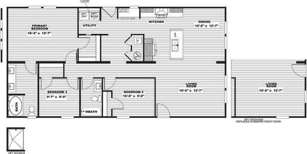 Cook floor plan home features