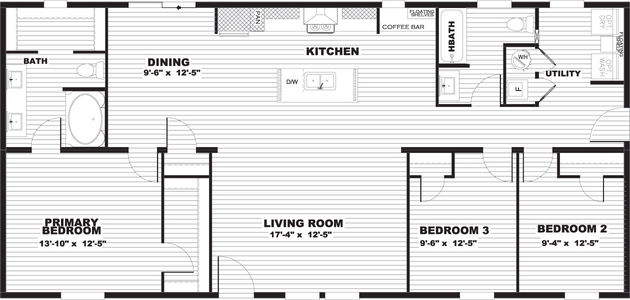 Explorer floor plan home features