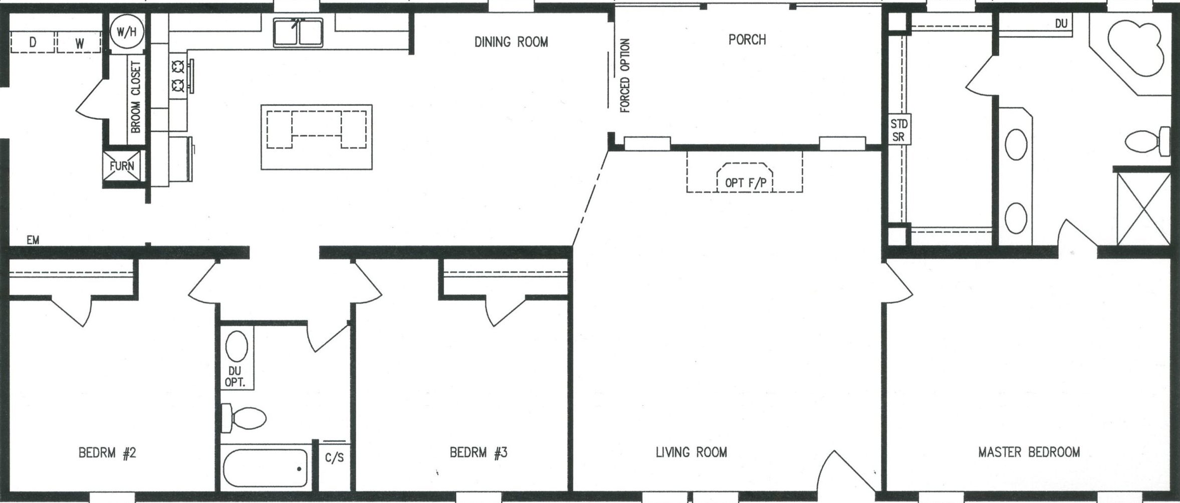 Md-17 floor plan home features