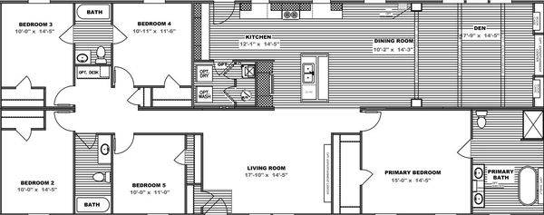 The fusion 32h floor plan home features
