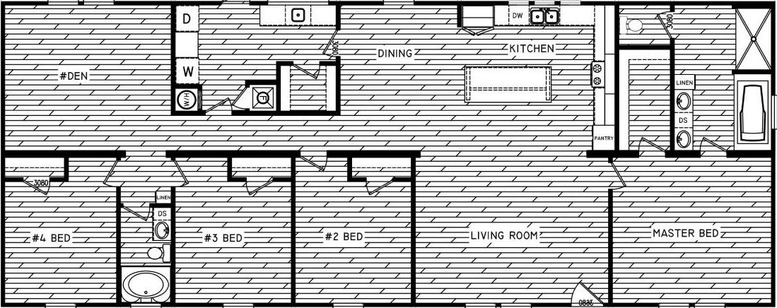The mulberry extra  floor plan home features