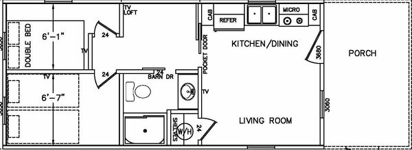 Base camp | 4b 103 floor plan home features