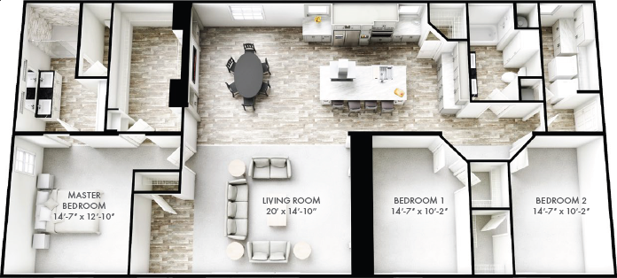 Odyssey 64XL Floor Plan