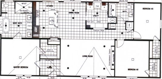 The washington floor plan home features