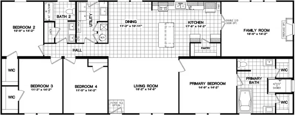 Enterprise floor plan home features