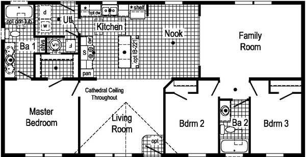 Blazer select td1007-p floor plan home features