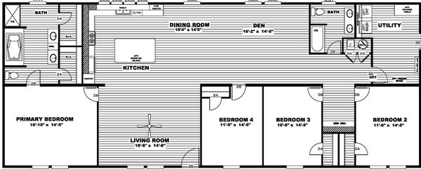 Hercules floor plan home features