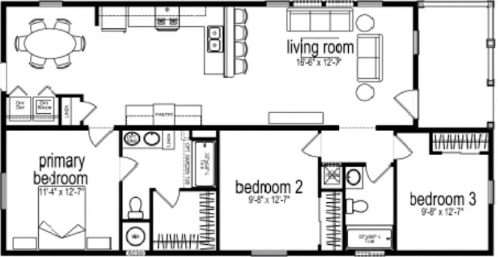 Fremont 6224 Floor Plan