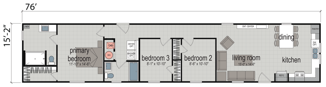 Piton floor plan home features