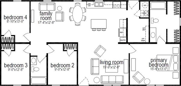 Millcreek 4401 floor plan home features