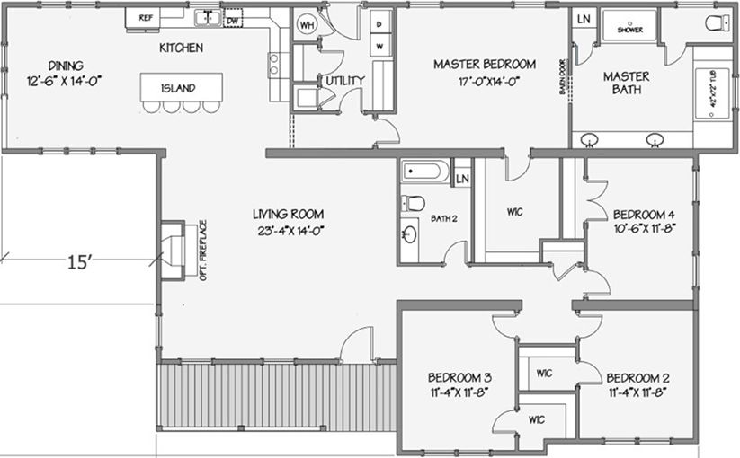 Jasmine ii floor plan home features