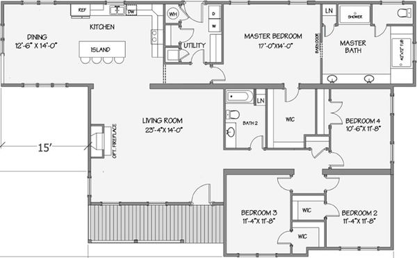 Jasmine ii floor plan home features