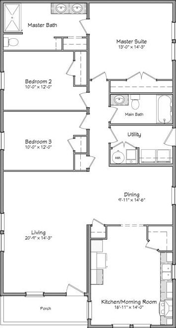 Independence series braxton 30' floor plan home features