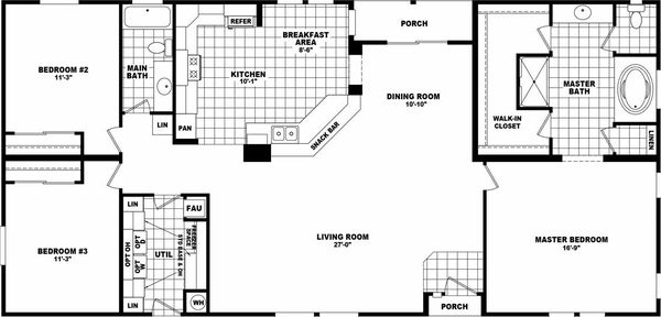 Hd3265 floor plan home features