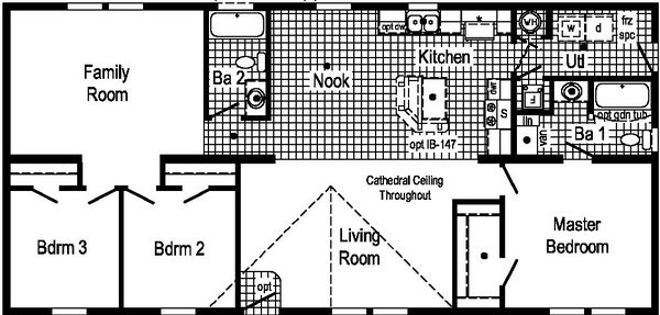Astro creations modular 3am2016-p floor plan home features