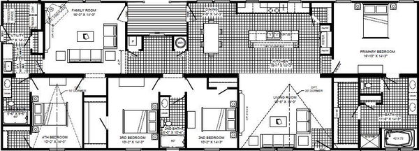 The hewitt floor plan home features