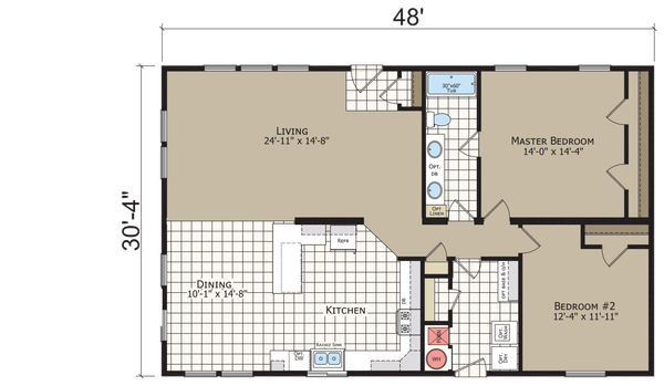 Crystal bay estates cb6482c floor plan home features