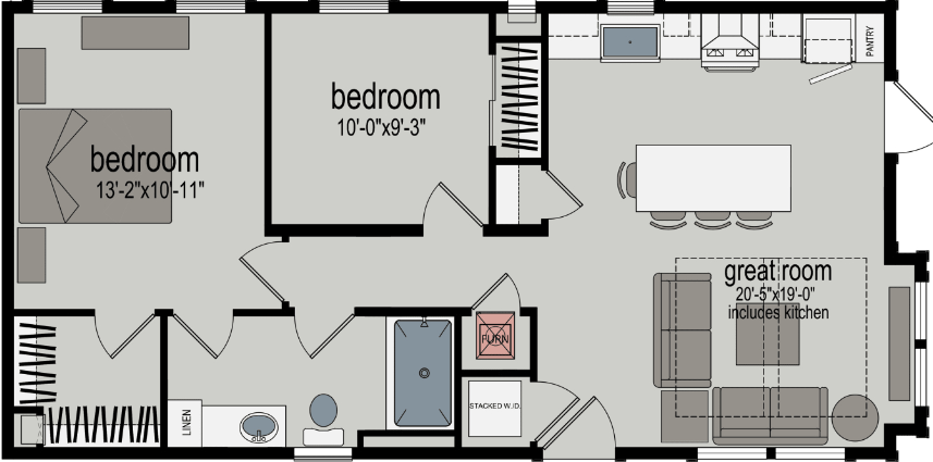 Crystal Cove Floor Plan