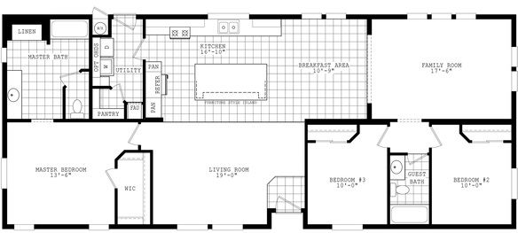 Santa Fe II 28643A Floor Plan