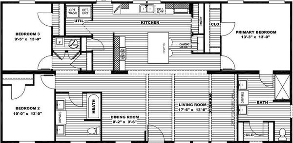 Savannah breeze floor plan home features