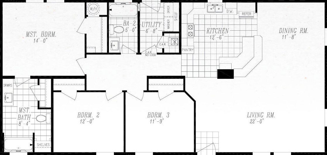 Columbia River Multi-Section 2021 Floor Plan