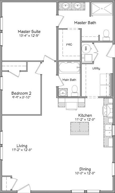 Independence series clymer 28' floor plan home features