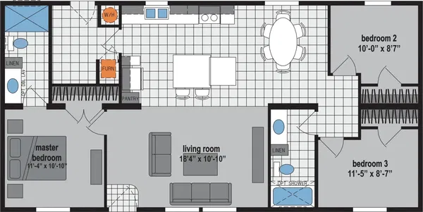 Prairie dune 8429 floor plan home features