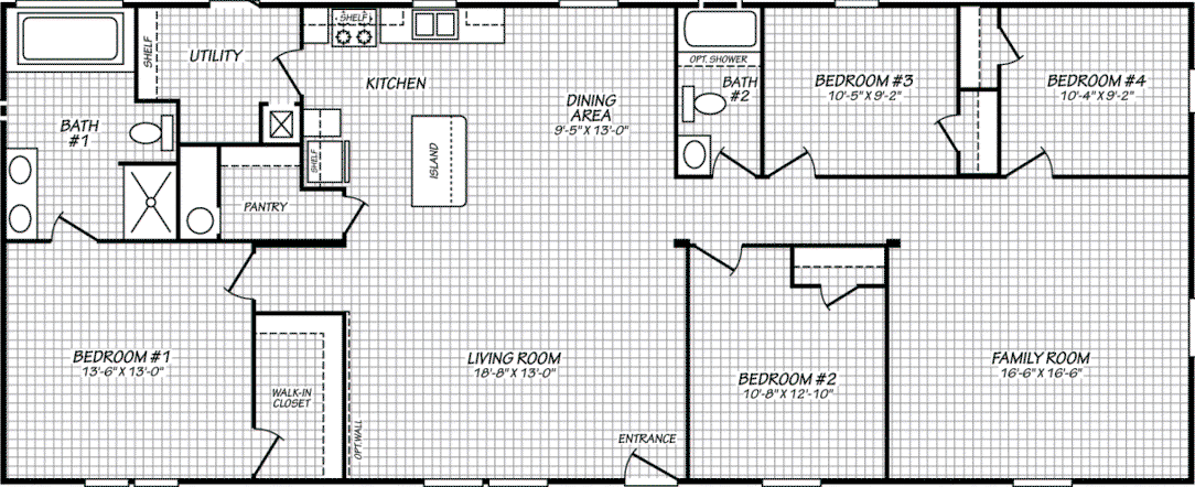 Pinnacle 28664p floor plan home features