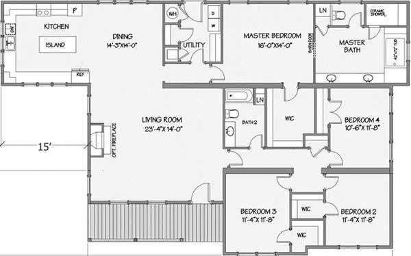 Jasmine i floor plan home features