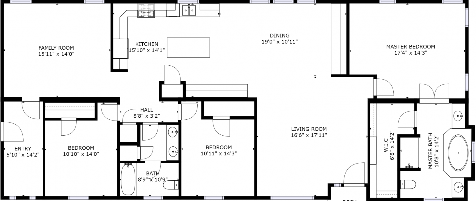 Ec3070a floor plan home features