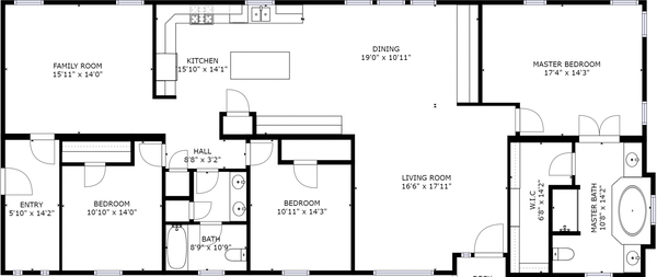 Ec3070a floor plan home features