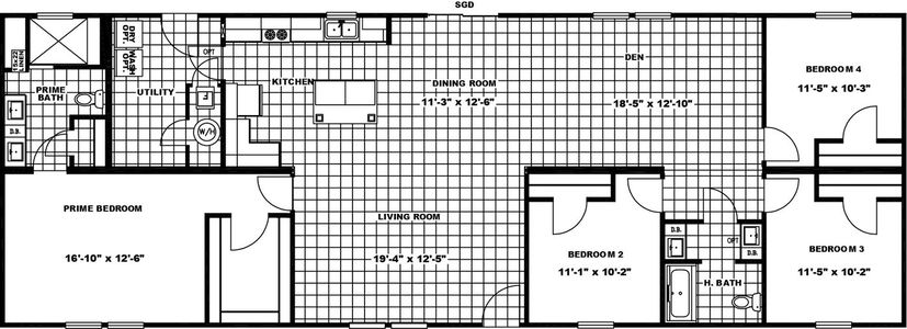 Kennesaw elite floor plan home features