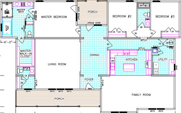 Cypress lake i floor plan home features