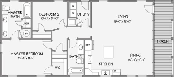Homewood floor plan home features