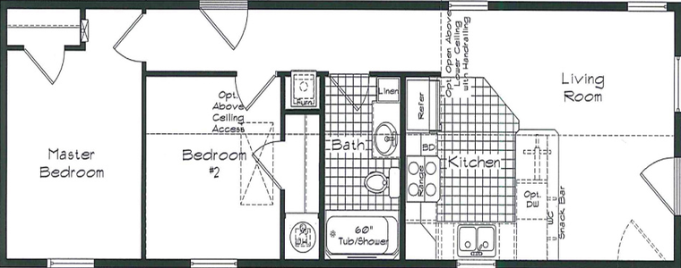 Cedar canyon 2071-3 floor plan home features