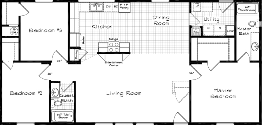 Pinehurst 2504 V1 Floor Plan