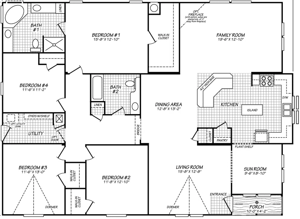 Vogue II 40564K Floor Plan