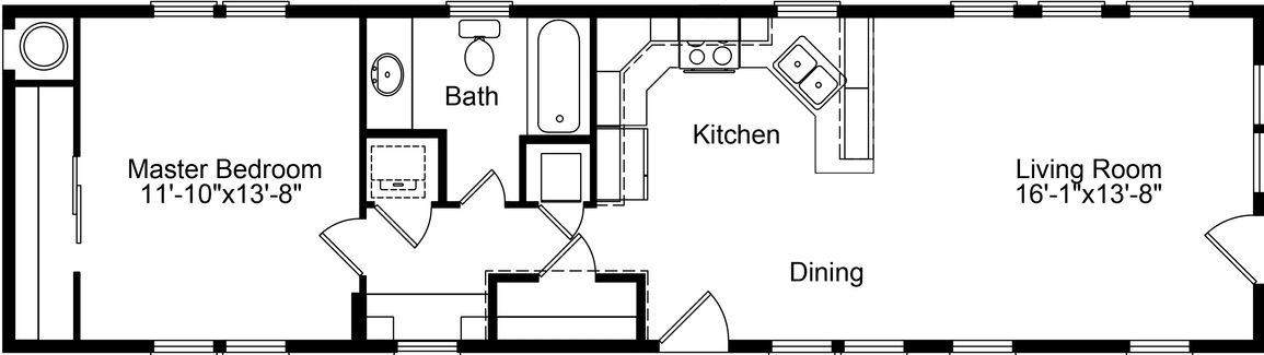 Paradise II 15541A Floor Plan