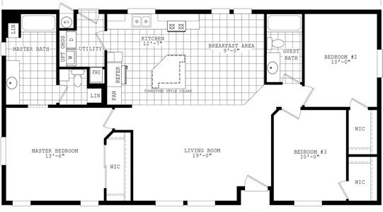 Santa Fe II 28523A Floor Plan